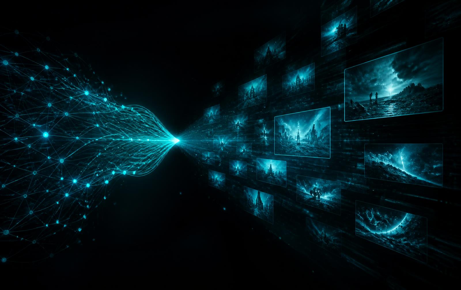 Viral Nexora AutoFlow generando un pipeline de fotogramas de video con IA